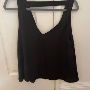 Flowy black tank top